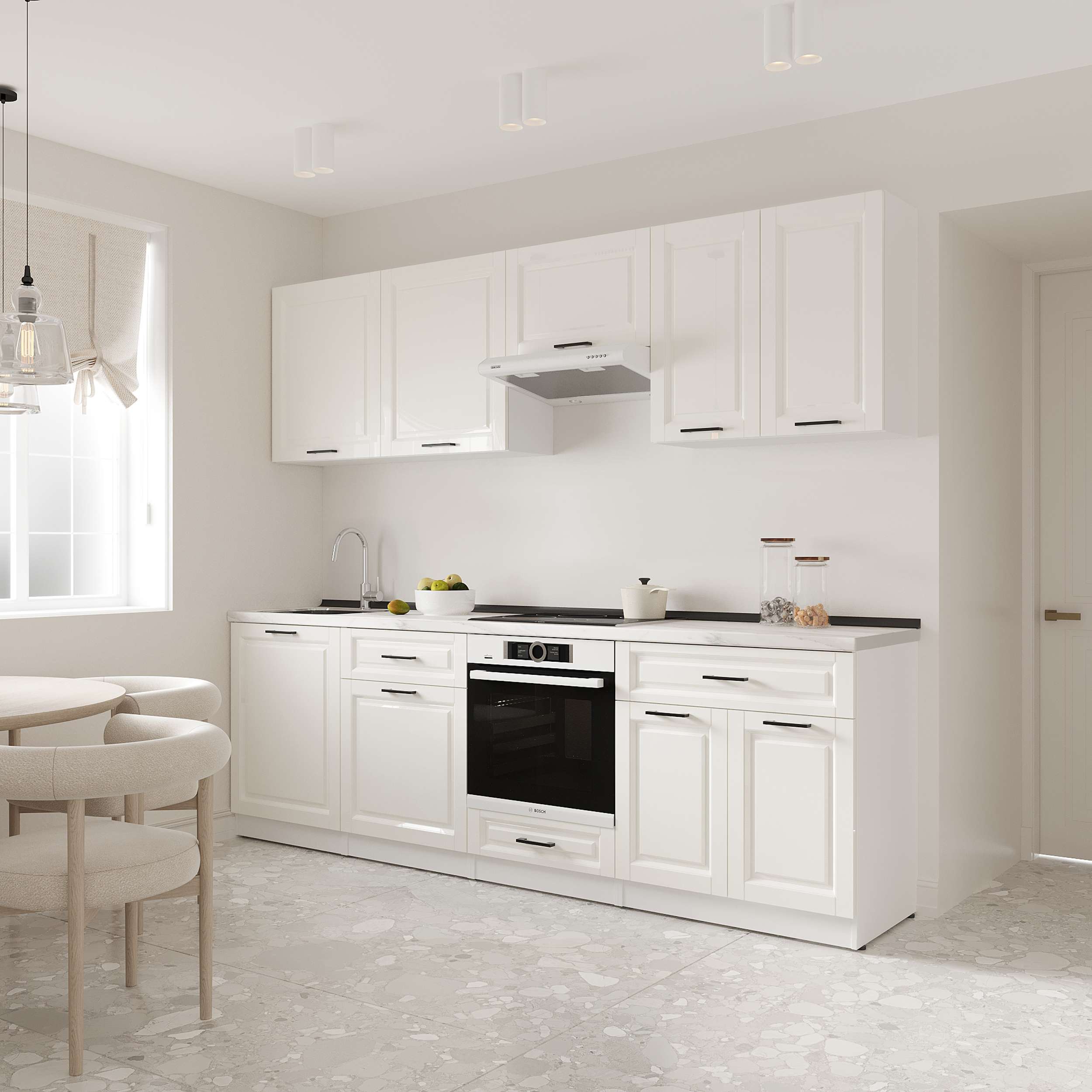Kitchen: Vincento "C" Classic, Marble, 260 cm