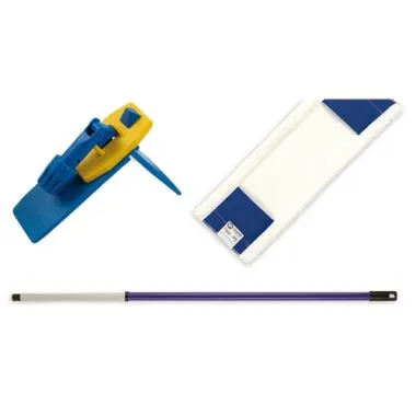 Set suport cu mop microfibra 45x15 cm (buzunare) + coadă - 560545