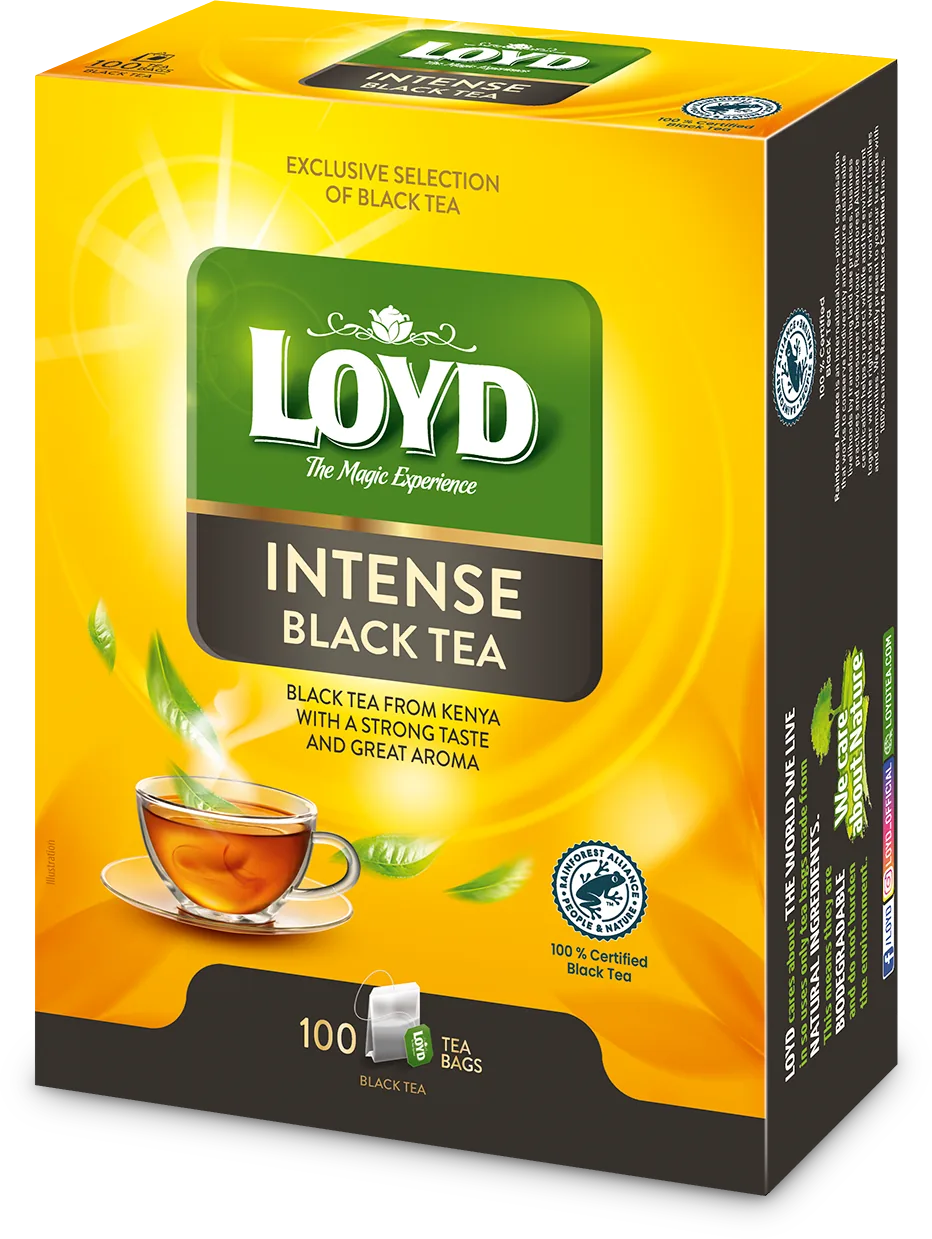 LOYD Black Intense, Ceai negru, 100 pac.