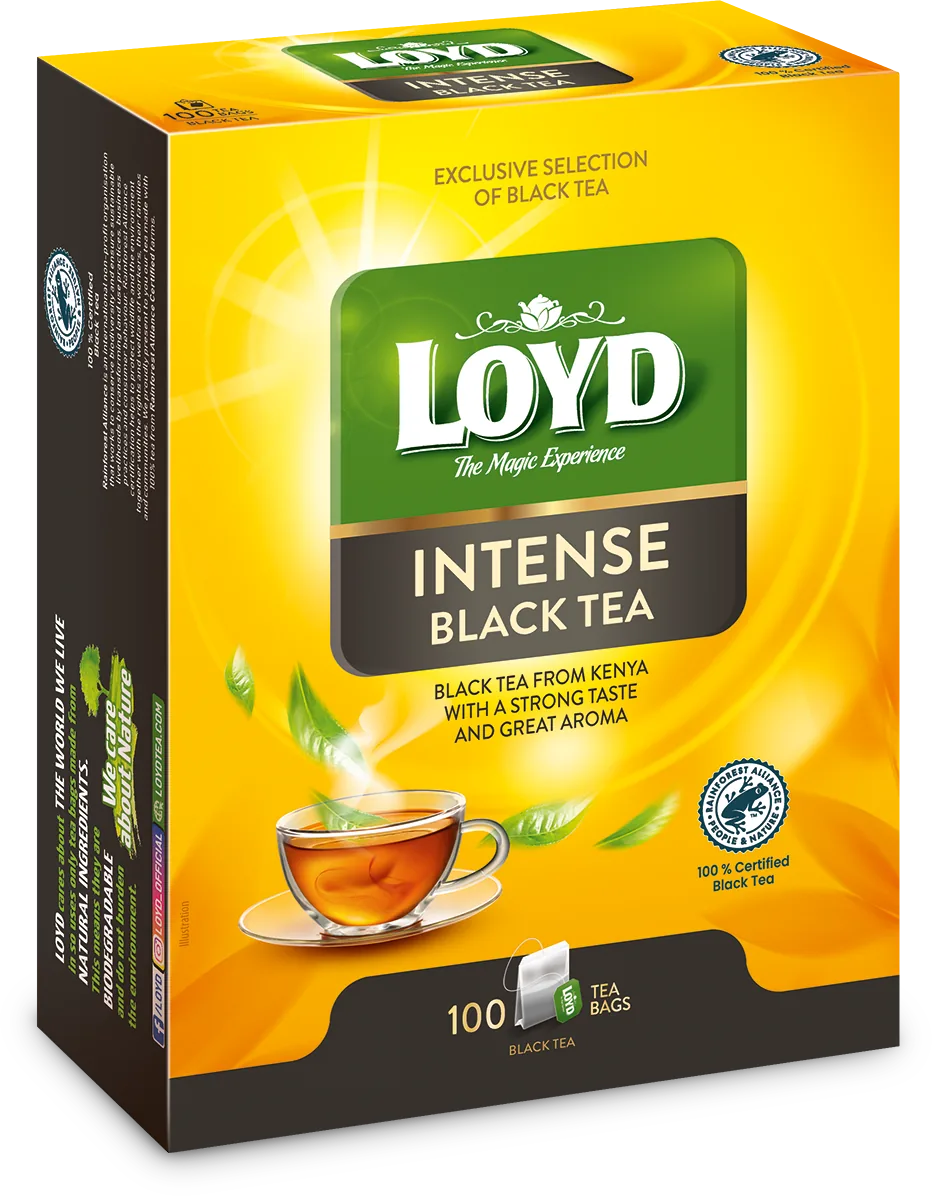 LOYD Black Intense, Ceai negru, 100 pac.