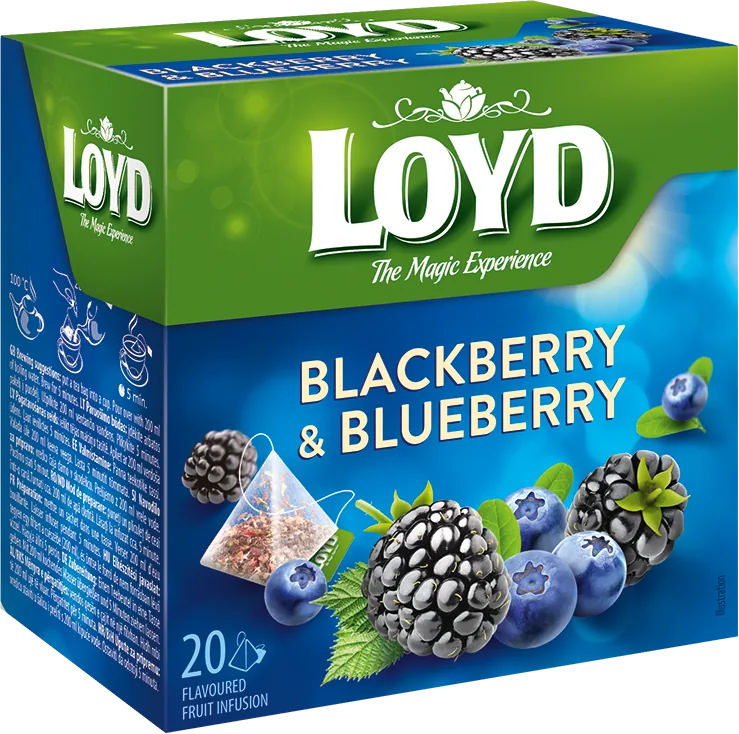 LOYD Blackberry & Blueberry, 20 pac.