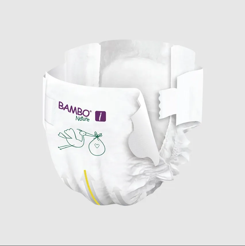 Scutece Bambo Nature 1  (2-4 kg), 22 buc