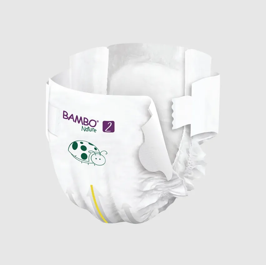 Scutece Bambo Nature 2  (3-6 kg), 30 buc