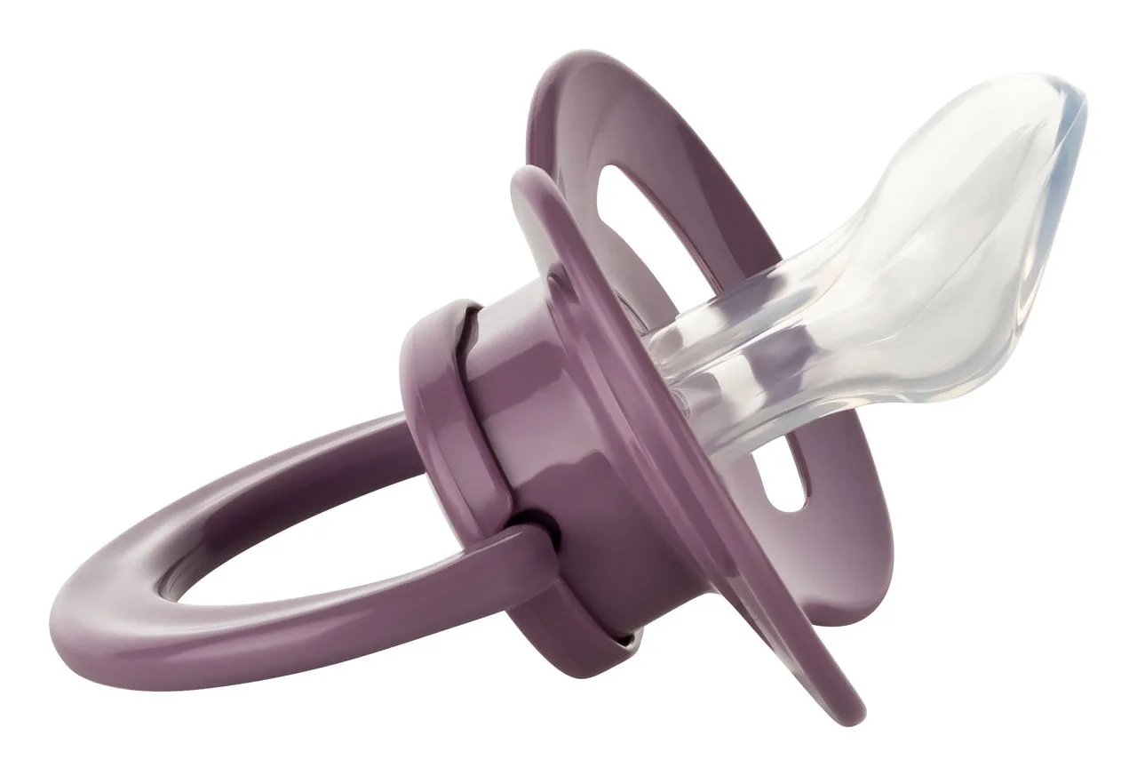 ”Baby-Nova” Suzetă ortodontică,cu inel, 0 luni+, Silicon, fără BPA, 2 buc. (20015)