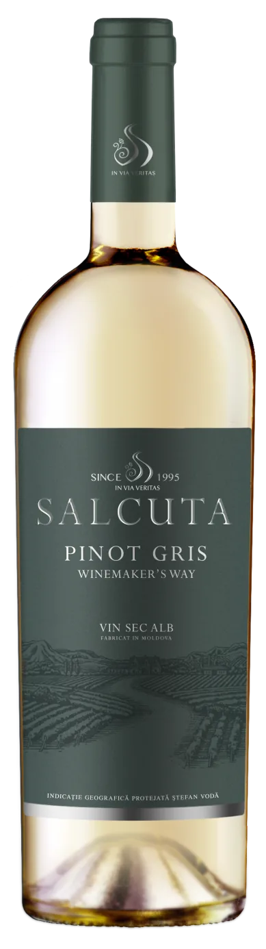 Vin Sălcuța WW Pinot Gris, sec alb, 0.75 L