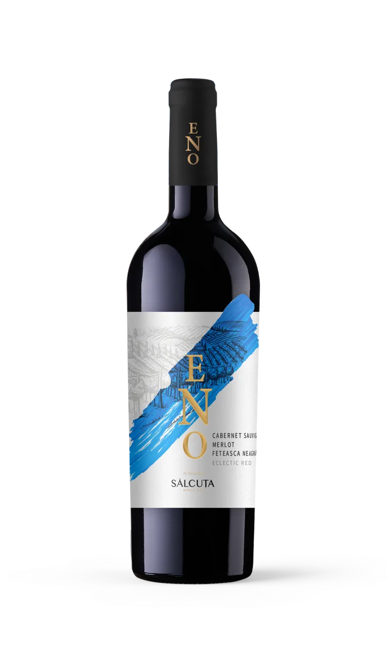 Sălcuța ENO Cabernet Sauvignon & Merlot & Fetească Neagră, sec roșu,  0,75 L