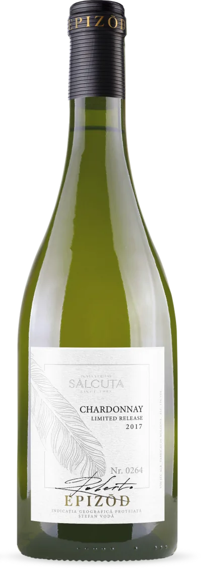 Vin Sălcuța Epizod Chardonnay, sec alb, 0.75 L