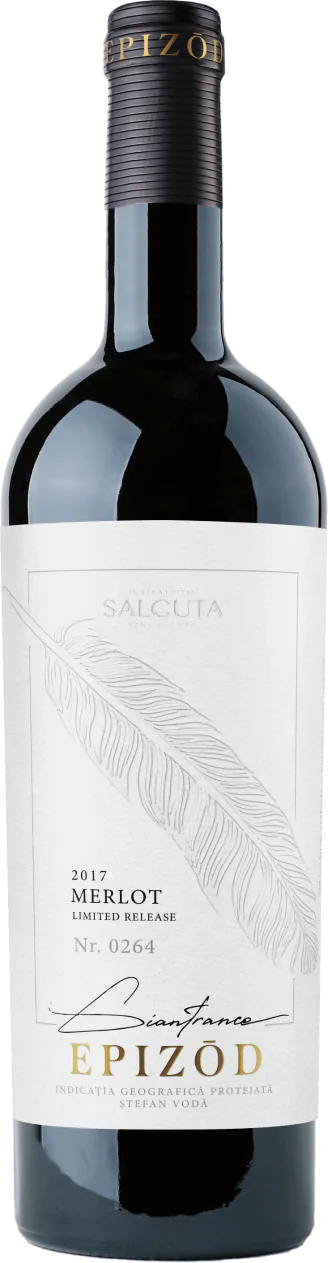 Vin Sălcuța Epizod Merlot, sec roșu, 0.75 L