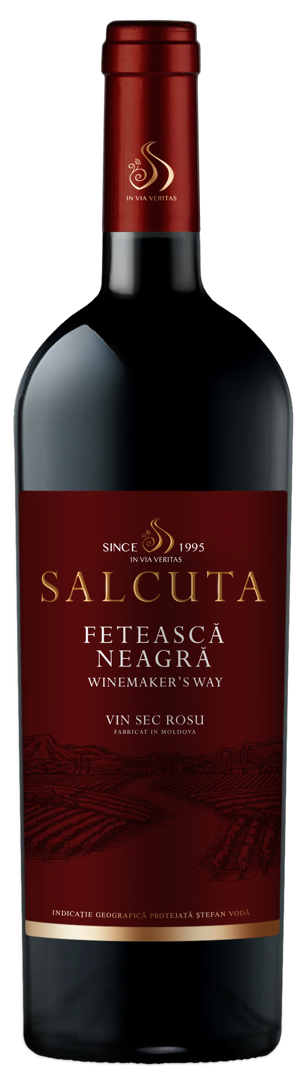 Vin Sălcuța WW Fetească Neagră, sec roșu, 0.75 L