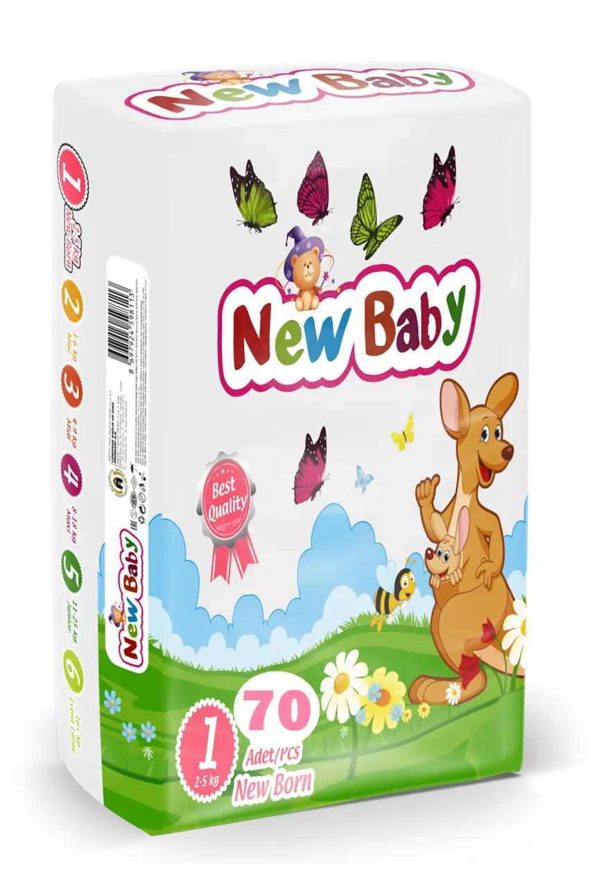 New Baby Jumbo,  Nr.1  nou născuţi,  (2-5 kg), 70buc.