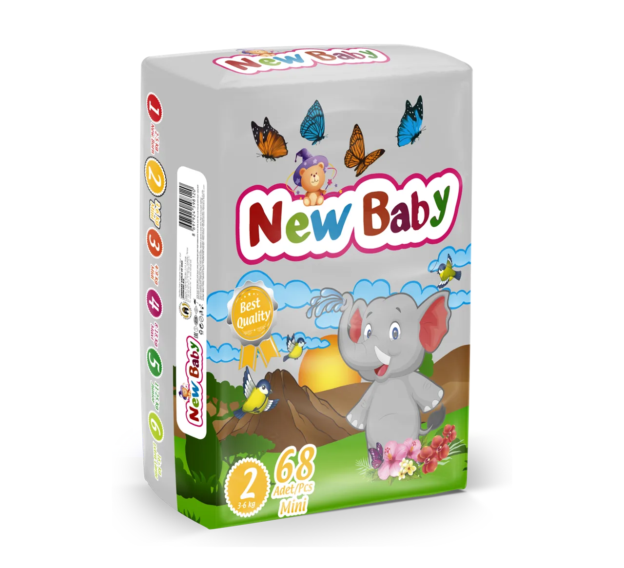 New Baby Jumbo,  Nr.2  Mini,  (3-6 kg), 68buc