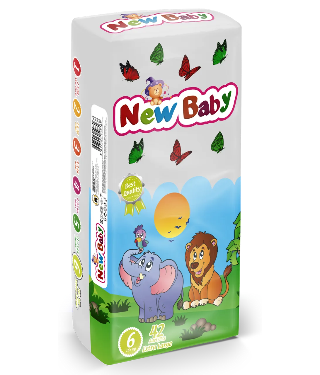 New Baby Jumbo, Nr.6  Extra Large, (16+ kg), 42buc
