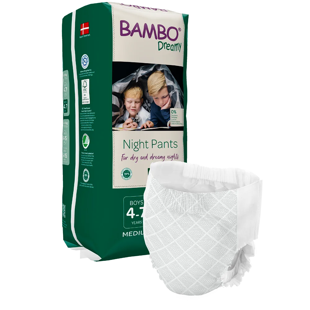 Scutec-chiloțel pentru băiețel Bambo Dreamy Night  4-7 ani, 15-35 kg, 10 buc