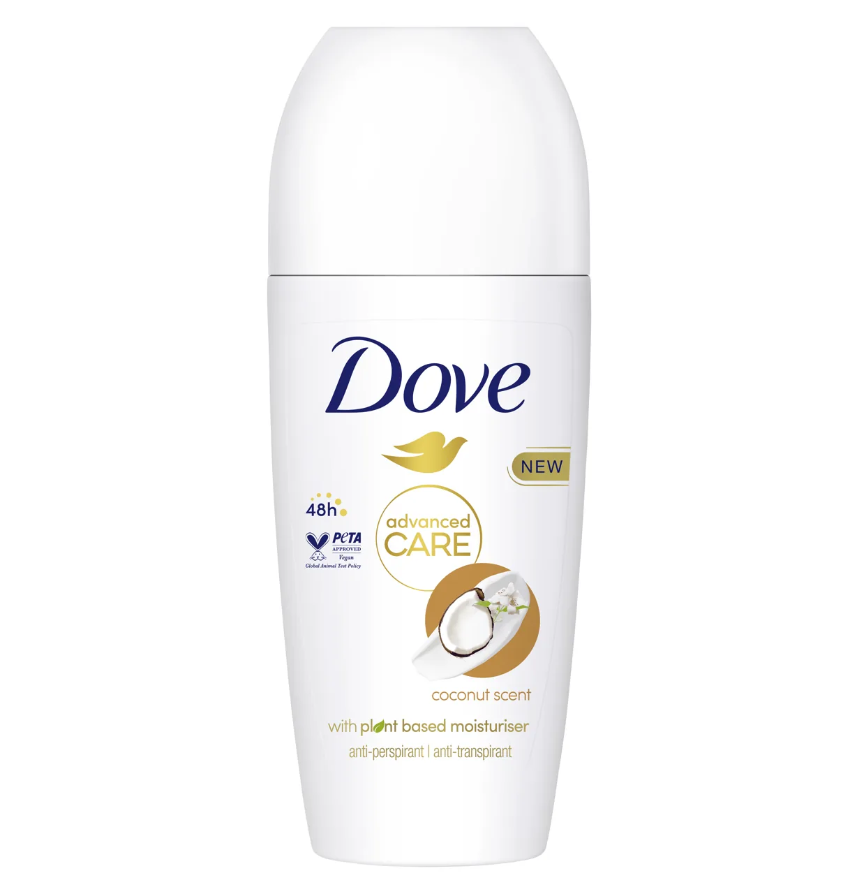 Aнтиперспирант Dove Roll-On с ароматом кокоса 50 мл.