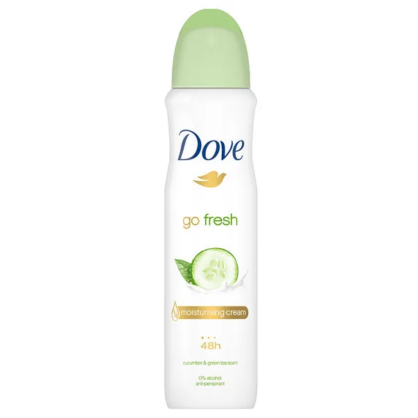 Antiperspirant Dove Go Fresh Cucumber&Green Tea Scent, 150 ml