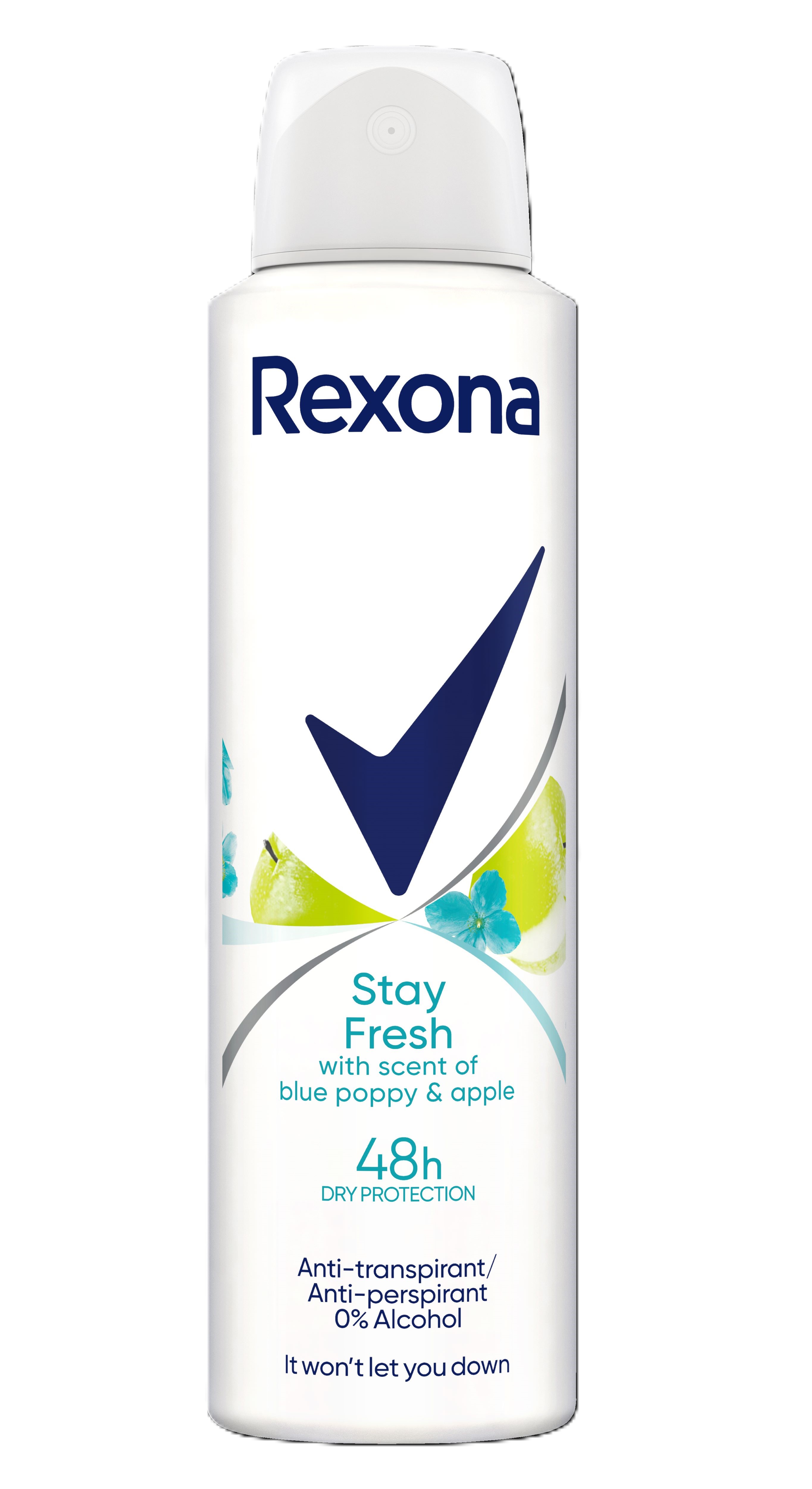 Антиперспирант Rexona Blue Poppy&Apple, 150 мл