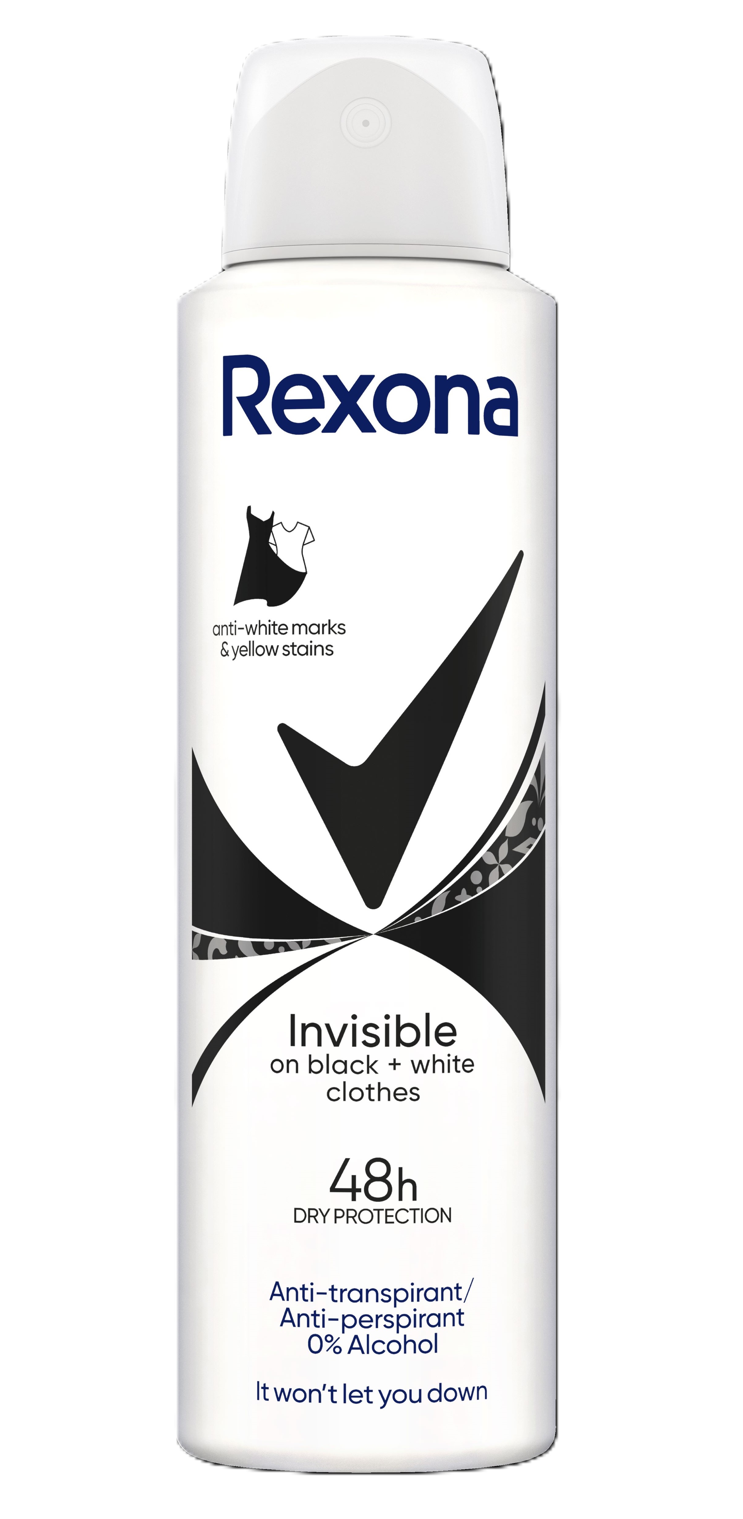 Антиперспирант Rexona Invisible Black&White, 150 мл
