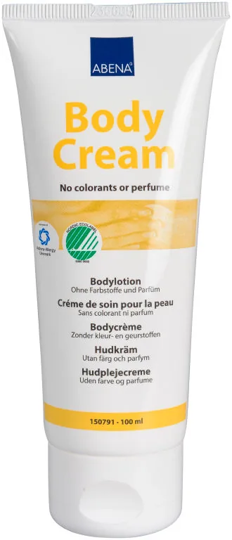 ABENA Cremă de corp, fără coloranți și parfum, 100 ml