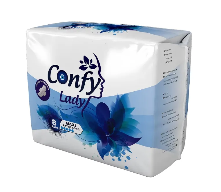 Прокладки гигиенические впитывающие женские Confy Lady MAXI NIGHT STD, 8 шт.