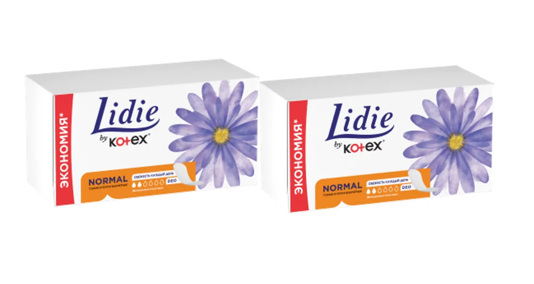SET 2 BUC. x Lidie by Kotex Deo Liners 50buc