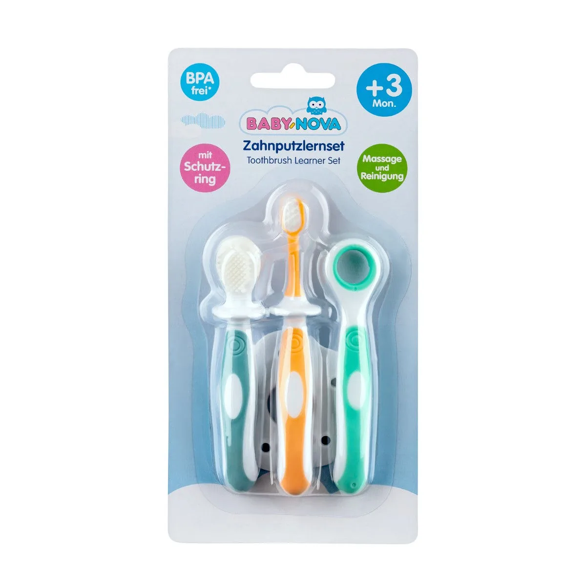 Baby-Nova, Primul set pentru îngrijirea orală, 3 Luni+  (33154)