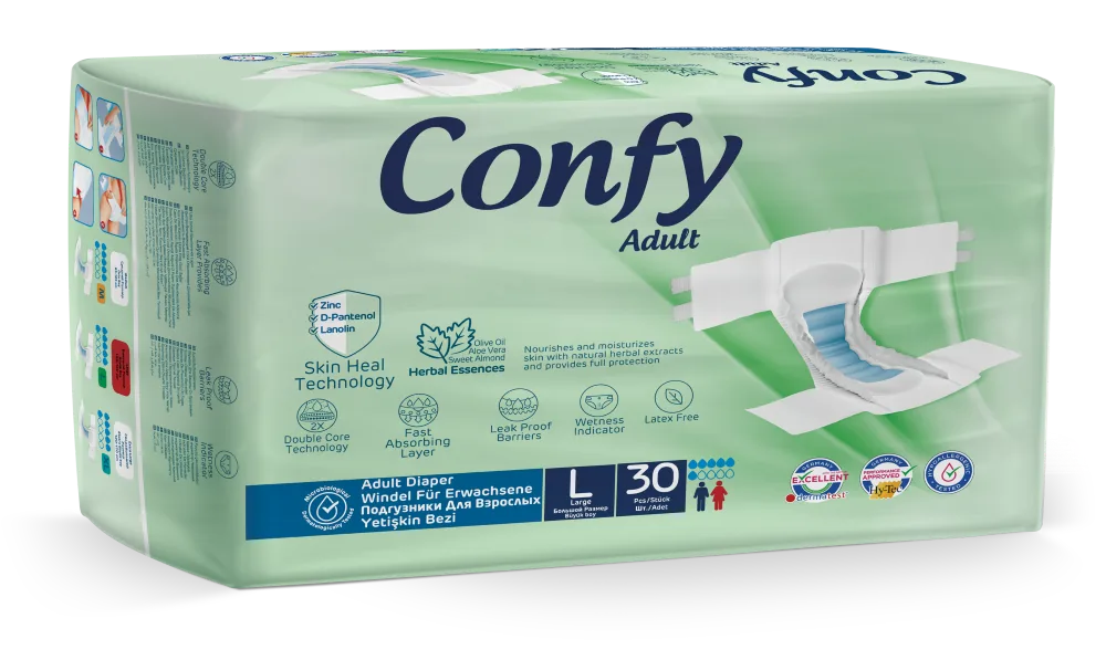 Confy Adult LARGE JUMBO, Подгузники для взрослых, 30 шт.