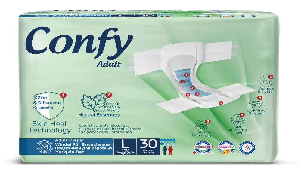 Confy Adult LARGE JUMBO, Scutece pentru adulți, 30 buc.