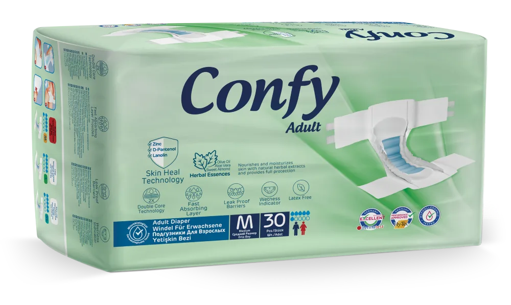 Confy Adult MEDIUM JUMBO, подгузники для взрослых, 30 шт.