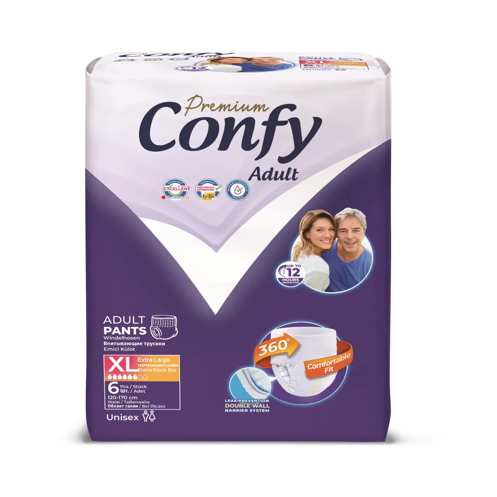 Confy Premium Adult Pants EXTRALARGE STD, Chiloți pentru adulți, 7 buc.