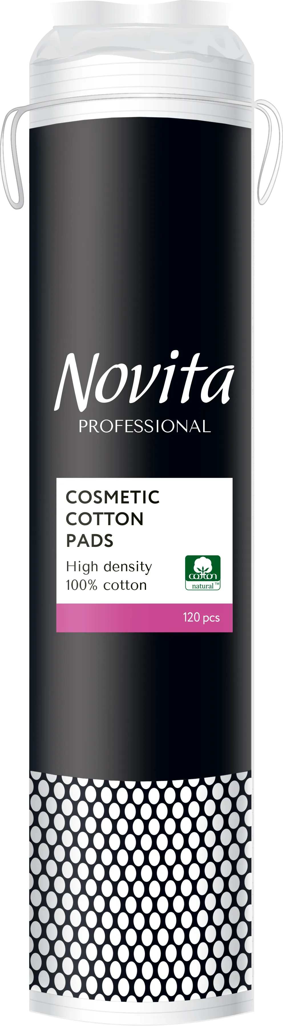 Discuri cosmetice de vată Novita Professional, 120 buc.  