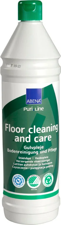 ABENA Soluție pentru îngrijirea podelei, fără ceară, culoare și miros, 1 L