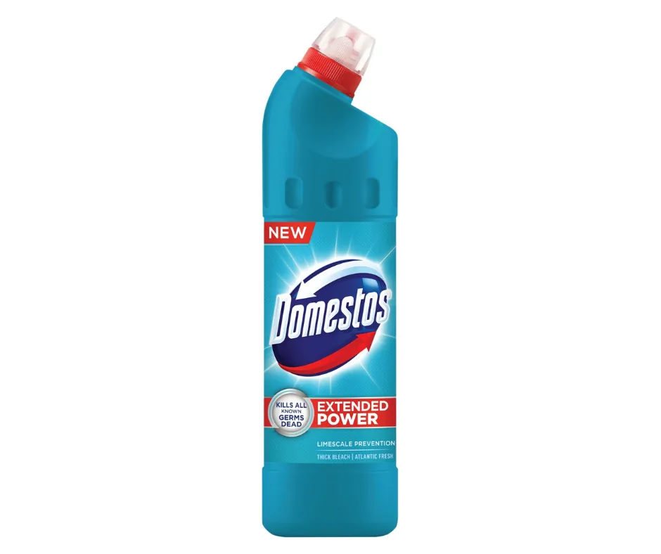Dezinfectant înălbitor anticalcar Domestos Extended Power Atlantic Fresh, 1L