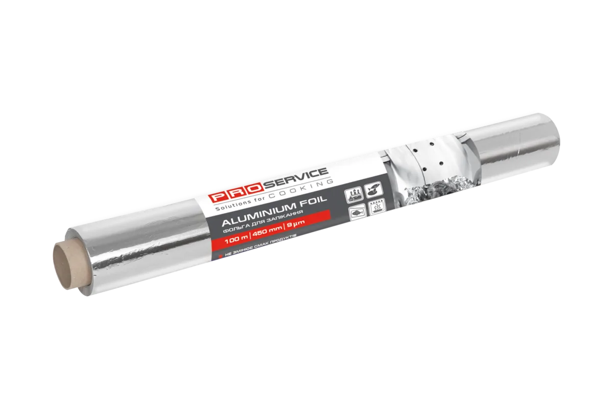 Фольга алюминиевая PROservice, 0.45x100 м