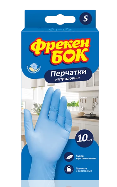 Mănuşi din nitril Freken Bok, mărimea S, 10 buc. 