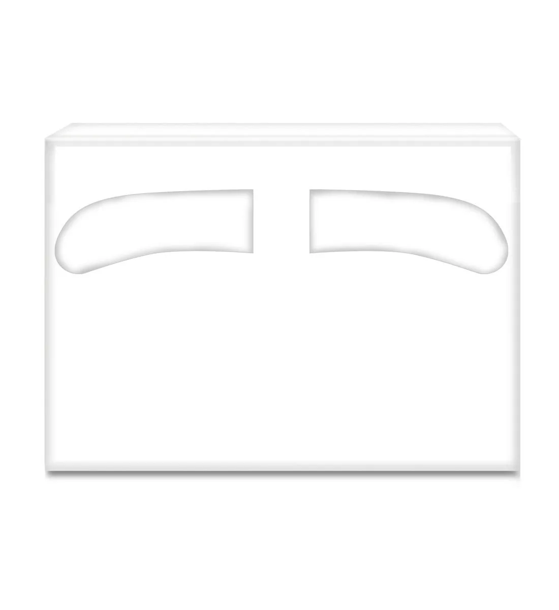Acoperitori igienice de hârtie pentru WC PROservice, pliere 1/2, 42x38cm, 250 buc.