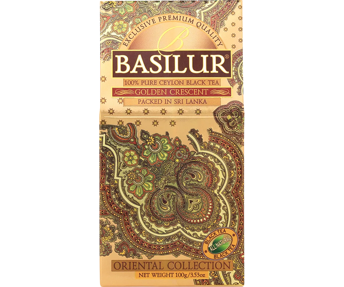 Ceai negru  Basilur Oriental Collection  GOLDEN CRESCENT  100g
