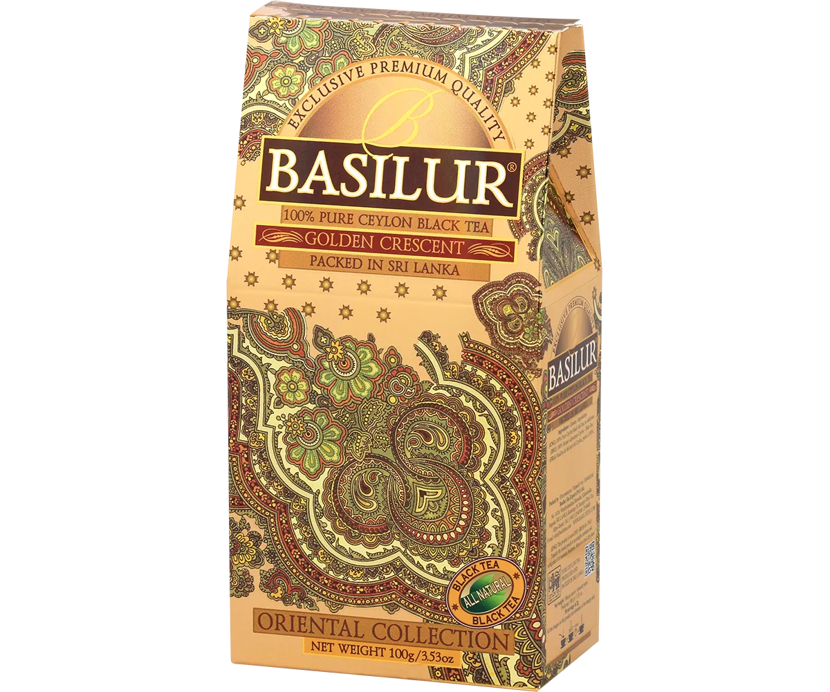 Ceai negru  Basilur Oriental Collection  GOLDEN CRESCENT  100g