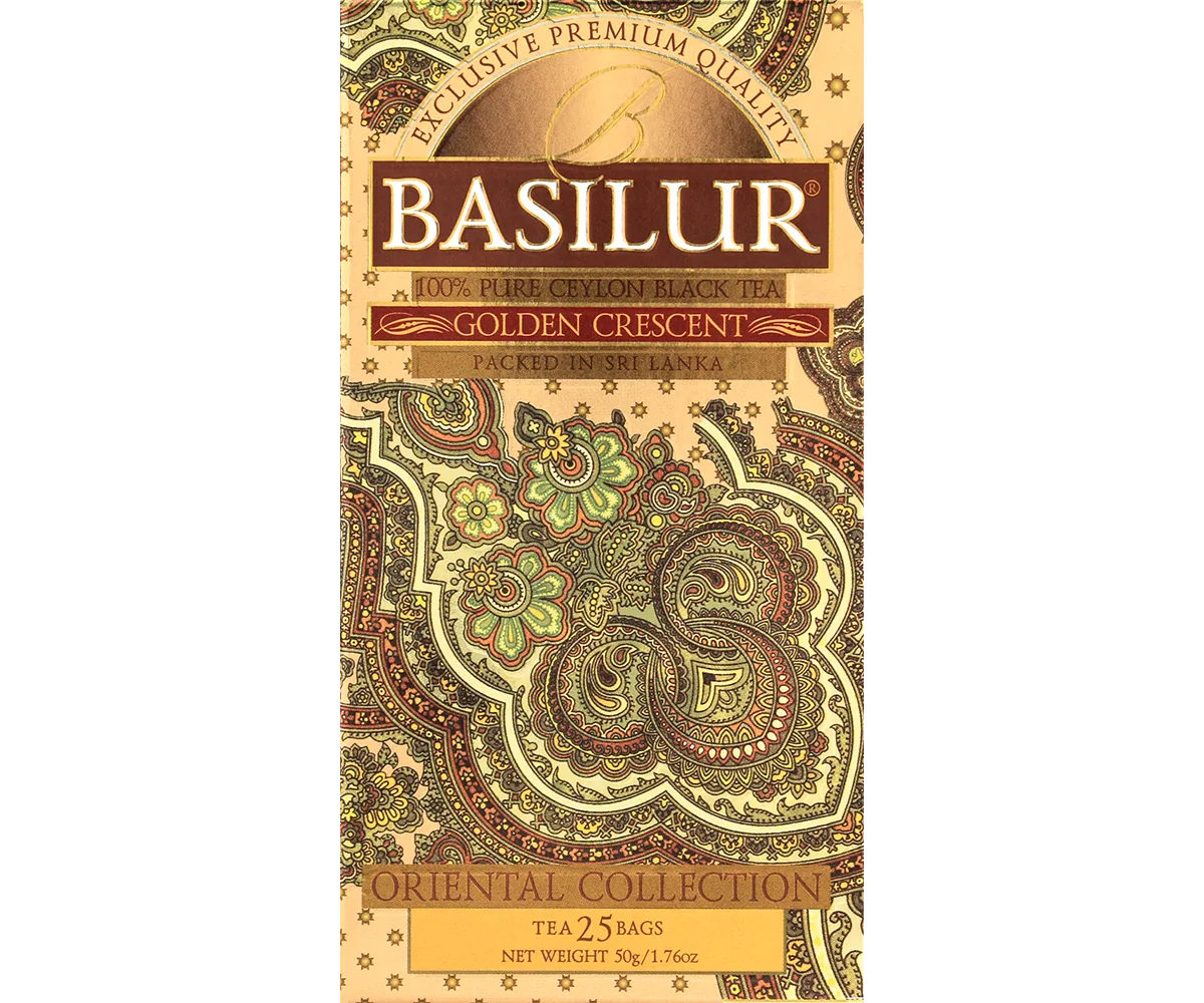 Ceai negru  Basilur Oriental Collection  GOLDEN CRESCENT  25*2g