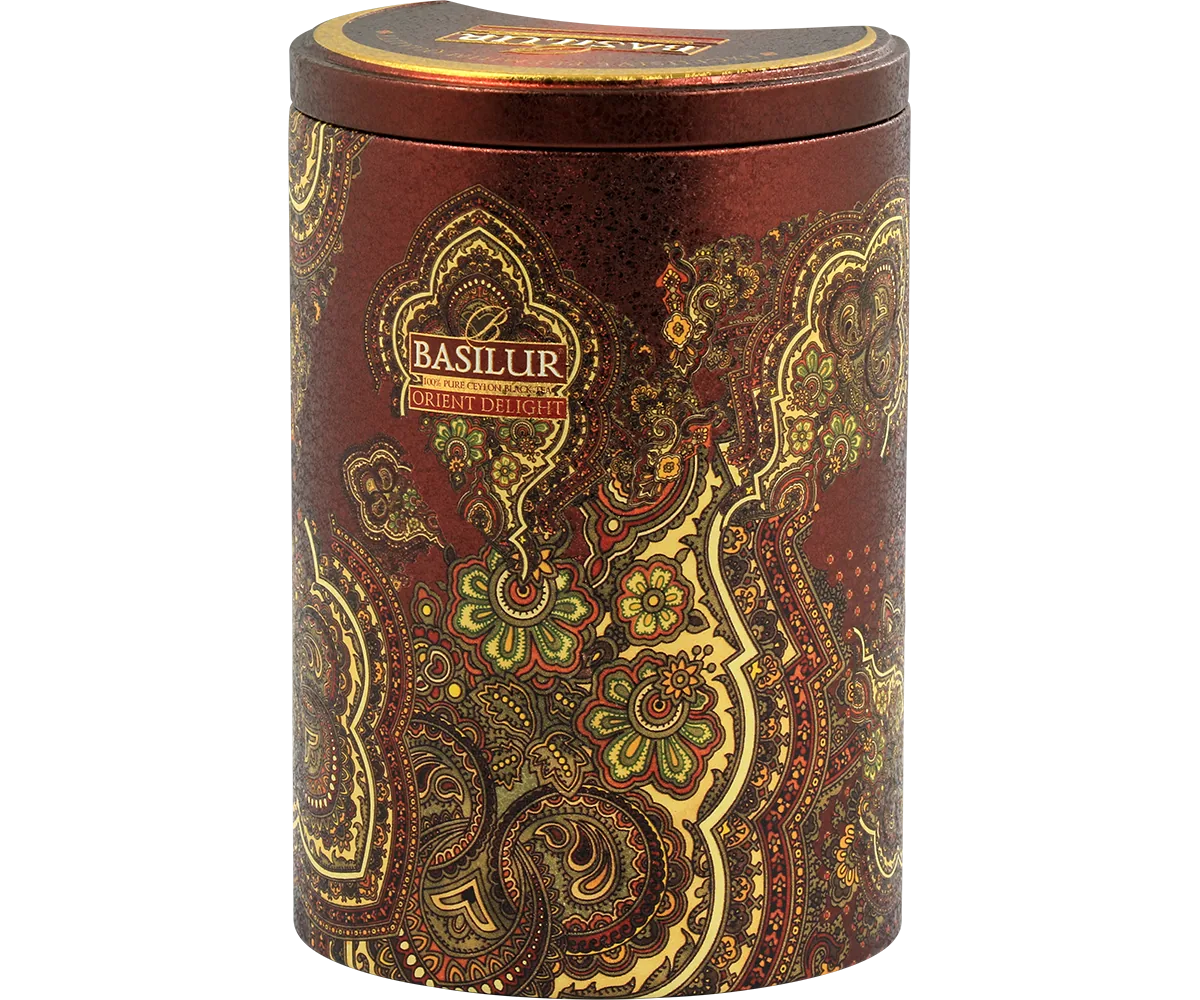 Ceai negru  Basilur Oriental Collection  ORIENT DELIGHT, cutie metalică  100g