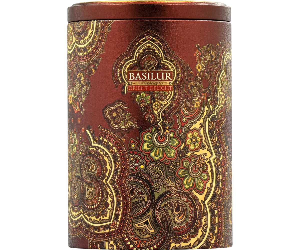 Ceai negru  Basilur Oriental Collection  ORIENT DELIGHT, cutie metalică  100g