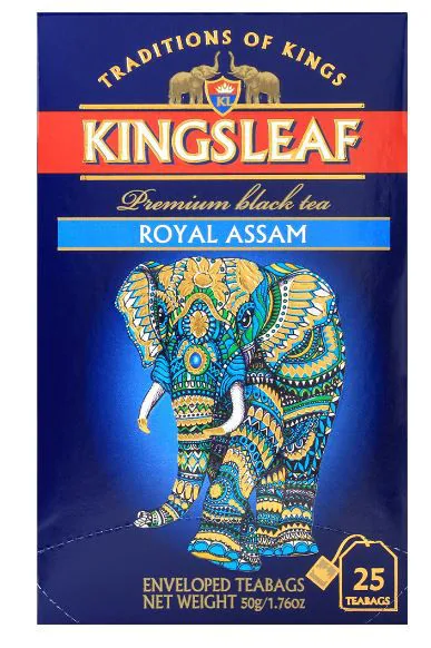 Ceai negru  Kingsleaf  ROYAL ASSAM, 25*2g