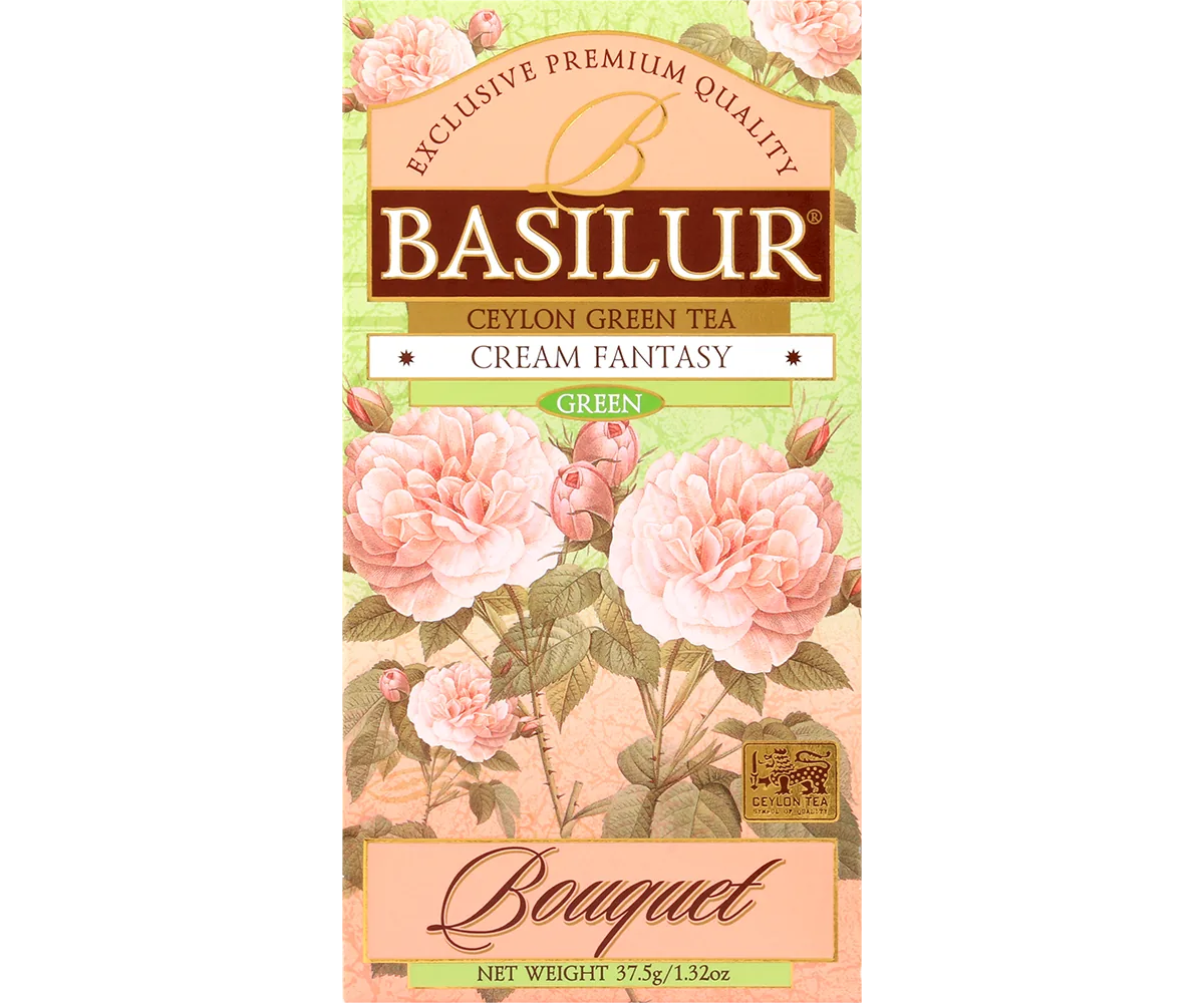 Ceai verde  Basilur Bouquet Collection  CREAM FANTASY  25*1,5g