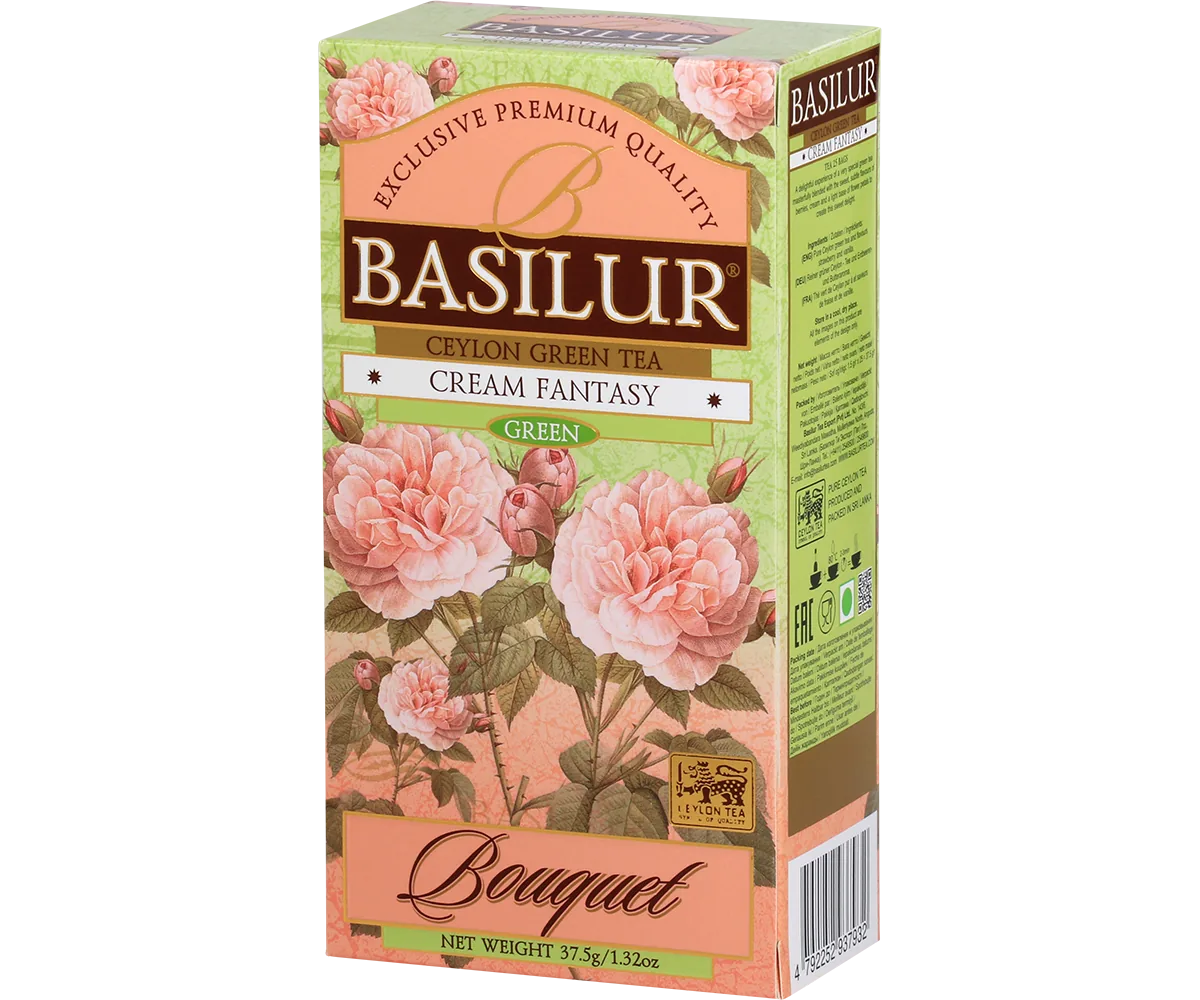 Ceai verde  Basilur Bouquet Collection  CREAM FANTASY  25*1,5g