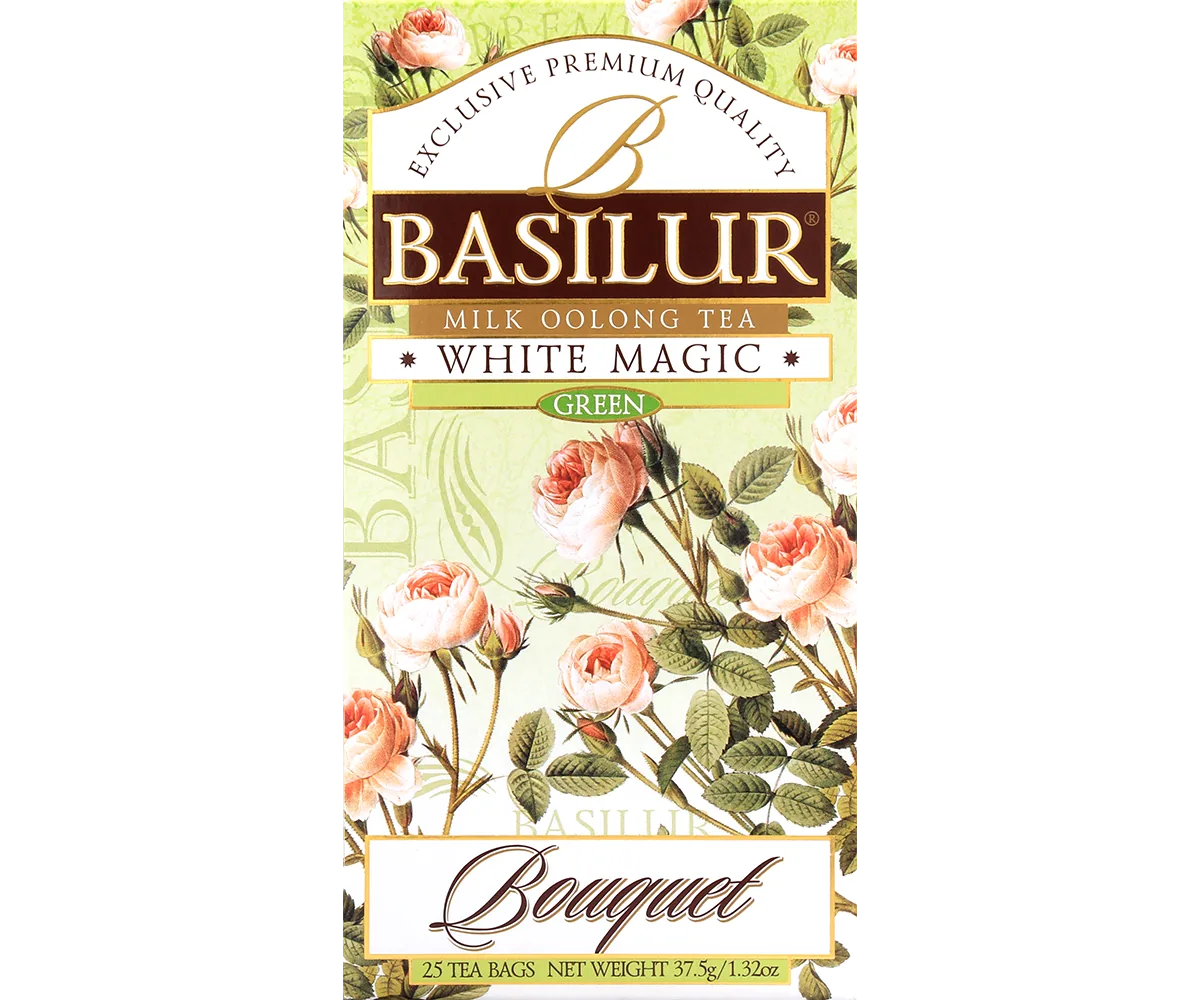 Ceai verde  Basilur Bouquet Collection  WHITE MAGIC  25*1,5g