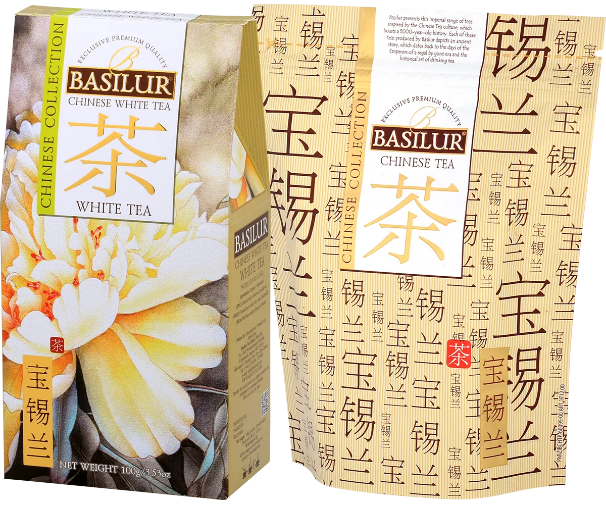 Ceai verde  Basilur Chinese Collection  WHITE TEA  100g
