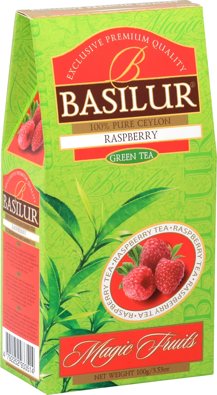 Ceai verde Basilur Magic Fruits, Raspberry, 100 g