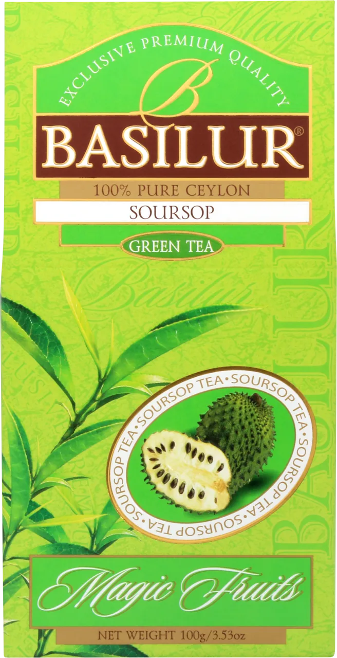 Ceai verde Basilur Magic Fruits, Soursop, 100 g