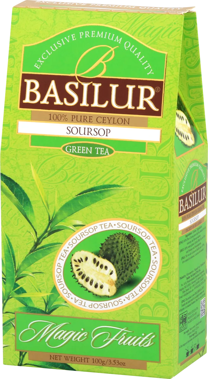 Ceai verde Basilur Magic Fruits, Soursop, 100 g