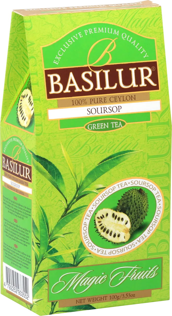 Ceai verde Basilur Magic Fruits, Soursop, 100 g
