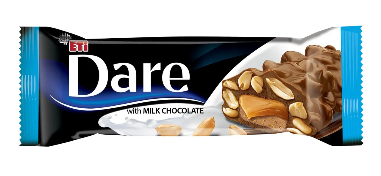 Dare Baton cu ciocolată cu lapte & arahide, 45g